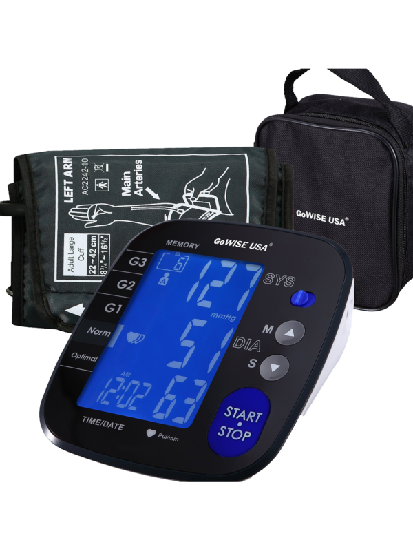 GoWISE USA Advanced Control Digital Blood Pressure Monitor 1